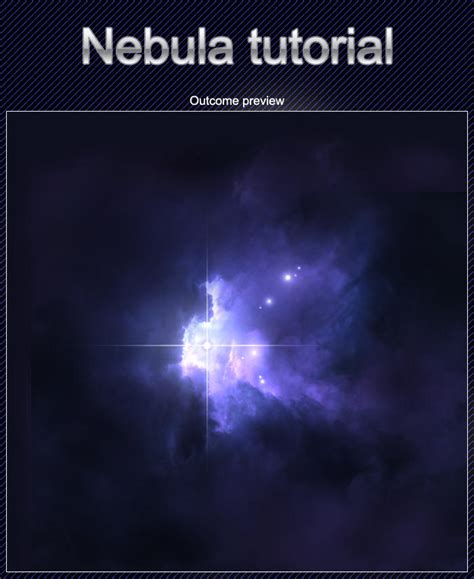 Nebula Tutorial by cchomikk on DeviantArt