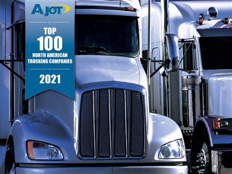 AJOT’s 2021 Top 100 North American Trucking Companies | AJOT.COM