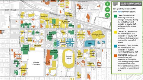 New campus map provides a guide to building access | Around the O