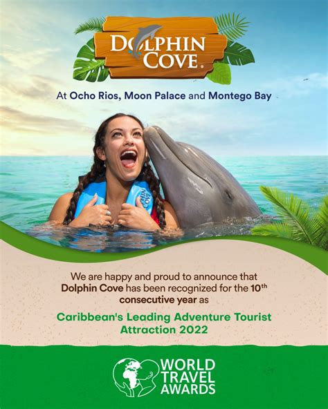 Dolphin Cove is Awarded During the World Travel Awards - The Dolphin Company