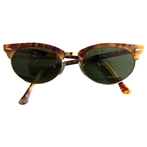 Ray-Ban Rares RAY BAN vintage wayfarer Ovales cateye W1265 Métal ...