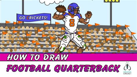 How To Draw A Cartoon Football Player Step By Step