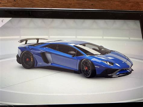 Blue Lamborghini Aventador SV Coupe by TamTheLucario448 on DeviantArt