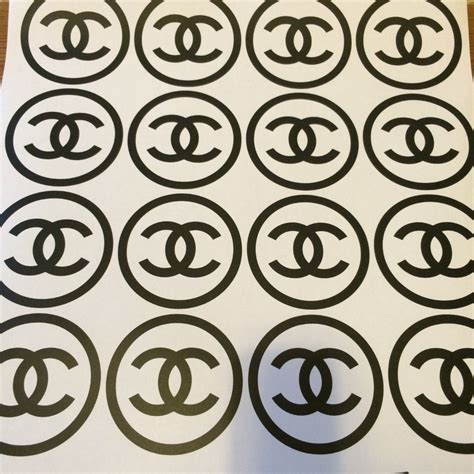 20 x Coco Chanel Logo Stickers 4in x 4in each - Choice Of Colour ...