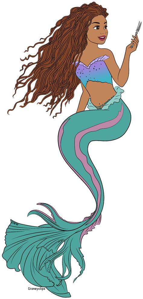 The Little Mermaid Live-Action Clip Art (PNG Images) | Disney Clip Art Galore