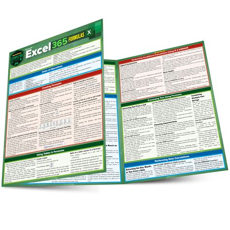 Mua Microsoft Excel 365 Formulas: a QuickStudy Laminated Reference ...