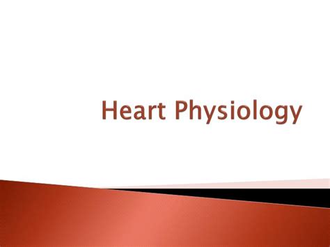 PPT - Heart Physiology PowerPoint Presentation, free download - ID:1737903