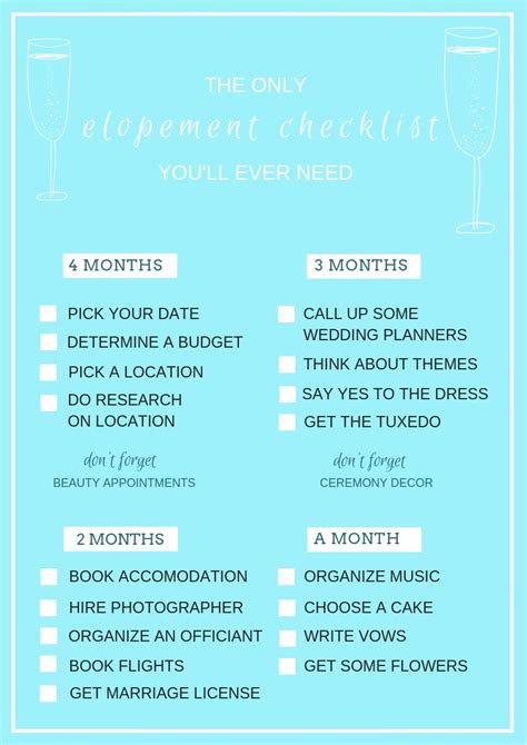 The Only Elopement Checklist You’ll Ever Need – Dream Elopements