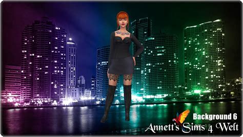 Sims 4 CC's - The Best: CAS Backgrounds "Town" by Annett85