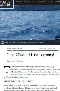 Clash of Civilizations? Free Summary by Samuel P. Huntington