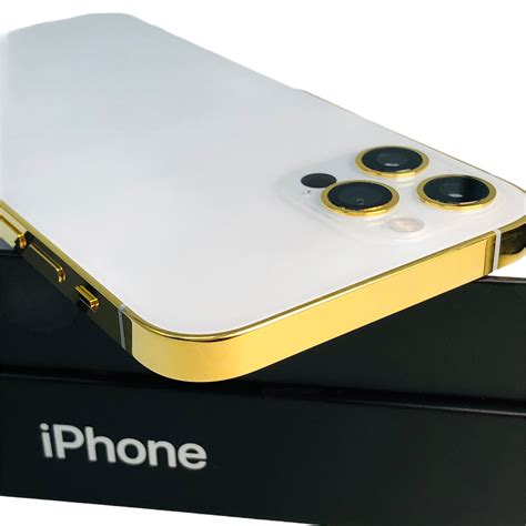 24K iPhone 12 Pro Max // Unlocked // White (64 GB) - De Billas Luxury ...