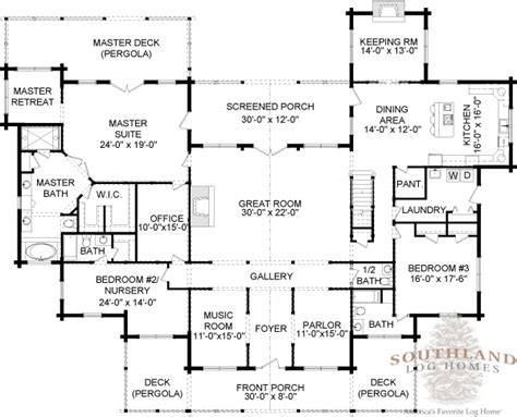 Longleaf Lodge - Plans & Information | Log Cabin Kits