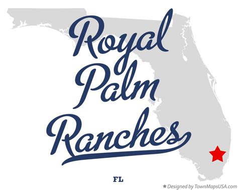 Map of Royal Palm Ranches, FL, Florida