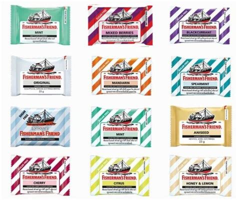 12 flavors Fisherman's Friend Lozenges x 25 g (pack of 12) cough suppressant new | eBay