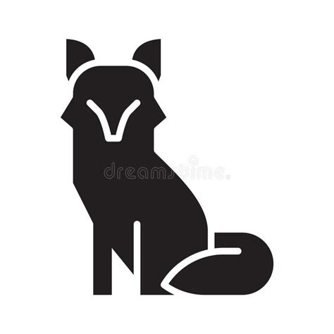 Fox on a White Background. Vector Illustration Decorative Design Stock ...