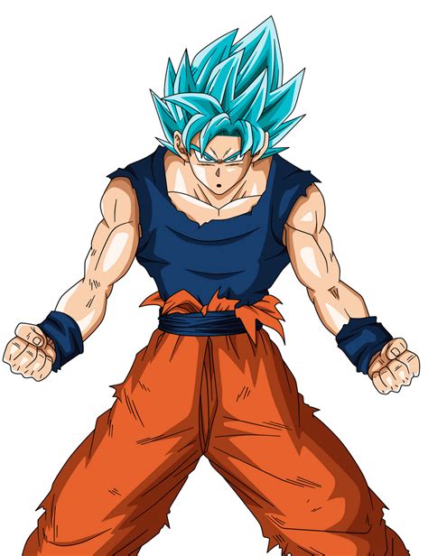 Goku SSJ Blue Full Power V2 by Cholo15ART on DeviantArt