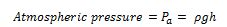 Atmospheric Pressure - Gauge Pressure | Formula & Examples