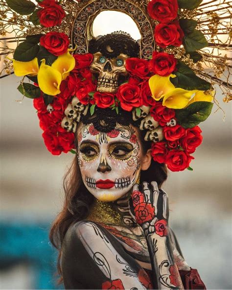 Sugar Skull Makeup, Sugar Skull Art, Sugar Skulls, Maquillage Halloween ...