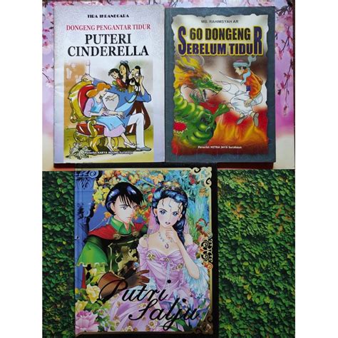 Jual Paket Buku Dongeng Pengantar Tidur Puteri Cinderella, Puteri Salju ...