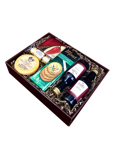 Wine and Cheese Gift Box - Champagne Life Gift Baskets