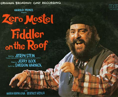 Fiddler on the Roof (w/ Zero Mostel): The Original Broadway Cast ...