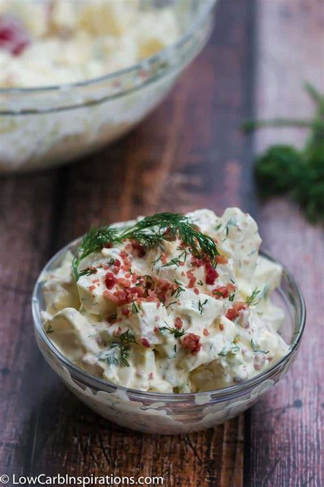 Keto Potato Salad Recipe (made with the BEST potato substitute!) - Low ...