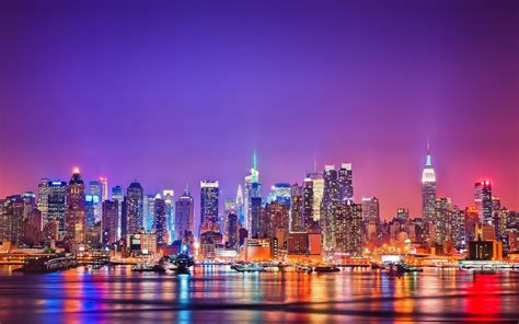 Wallpaper Desktop HD Colorful New York City: WideScreen: High ...