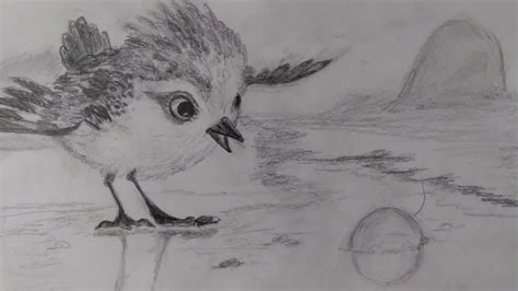 :: Piper Bird Sketching | Disney Pixar | Pencil Sketching | Anu Lanish :: - YouTube