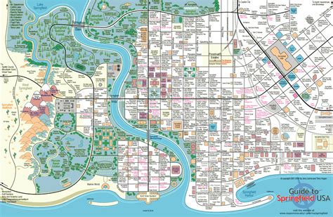 A Complete Map of Springfield, USA