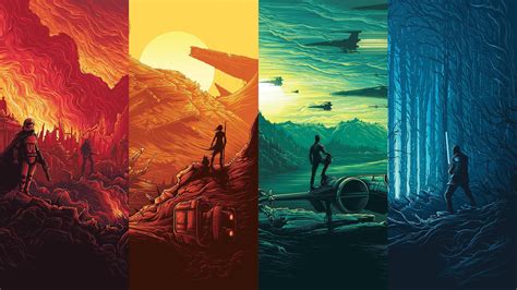 Star Wars: Episode VII The Force Awakens, Collage Wallpapers HD / Desktop and Mobile Backgrounds