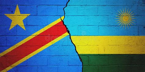 Democratic Republic of the Congo Vs Rwanda Stock Image - Image of agreement, area: 250395103