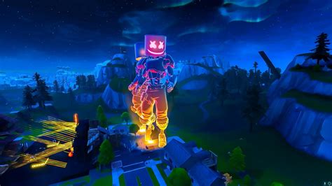 3840x2160 Resolution Marshmello Fortnite Lit 4K Wallpaper - Wallpapers Den