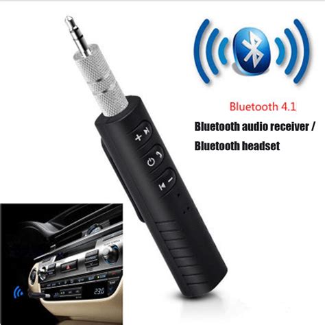 Mini FM Transmitter Bluetooth Car Kit Hands free 3.5mm Jack AUX Audio ...