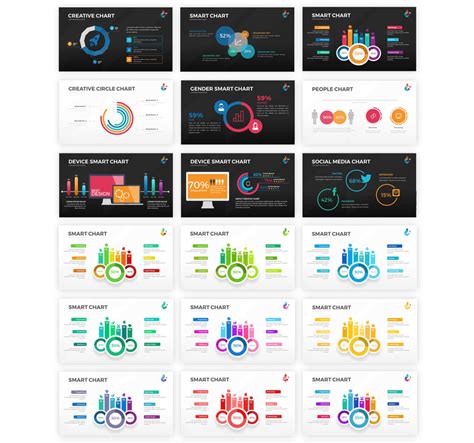 Smart Chart - Infographic PowerPoint template