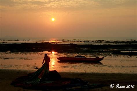 Sunset at Alibag beach – Ranu Chakraborty Bhaduri