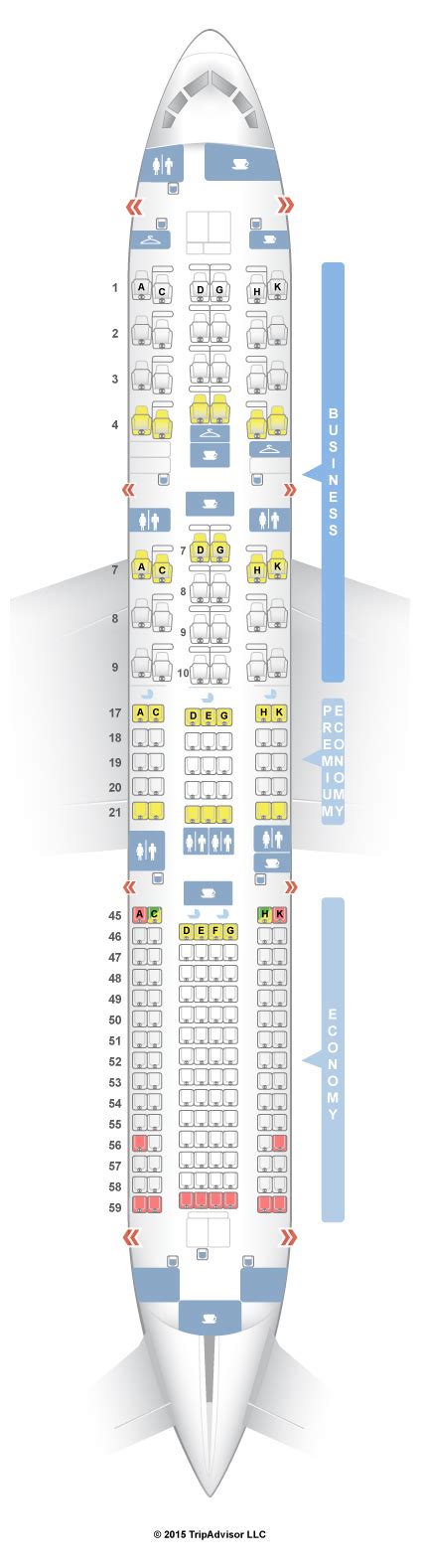 SeatGuru Seat Map Japan Airlines Boeing 787-9 (789) V1