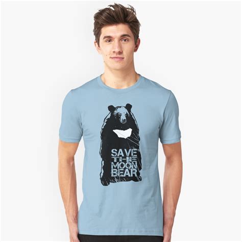 "Save the Moon Bear (Bile farming makes me sick to the stomach)" Unisex T-Shirt by nofrillsart ...