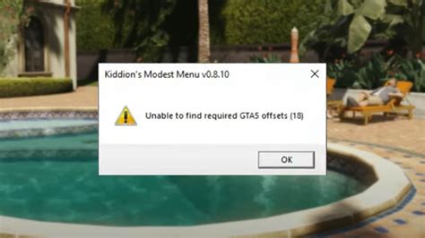 Fix Unable To Find Required GTA5 Offsets Error (Kiddions Mod)