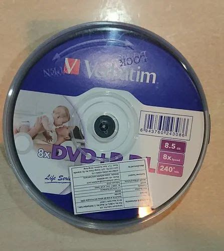 Dual Layer DVD 8.5 GB - Verbatim at Rs 650/piece | Digital Versatile ...