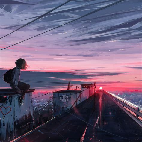 27++ Anime Girl Wallpaper Sunset - Anime Top Wallpaper