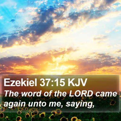 Ezekiel 37 Scripture Images - Ezekiel Chapter 37 KJV Bible Verse Pictures