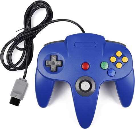 Classic N64 Controller, kiwitatá Retro Wired Game Controller Gamepad ...