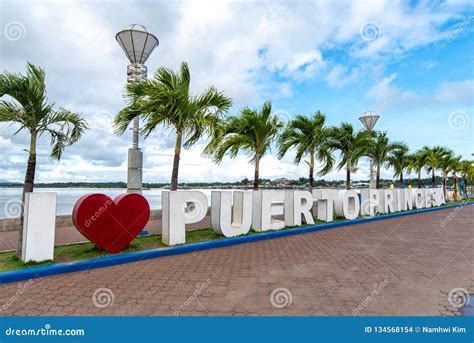 Baywalk Park at Puerto Princesa City, Palawan Stock Photo - Image of ...