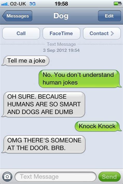 'Texts From Dog' - Our Favourites So Far | Funny dog texts, Funny text messages, Dog texts