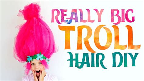 How to Make a Troll Wig (Easy) - YouTube