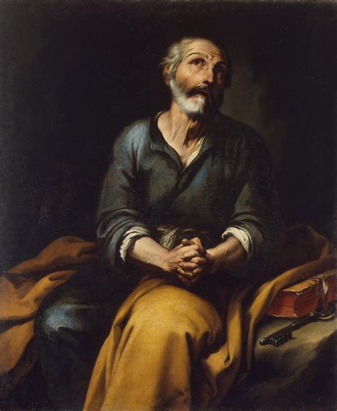 Repentance of St Peter - Bartolome Esteban Murillo | Endless Paintings