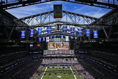 Woman reportedly injured by falling object as Lucas Oil Stadium roof opens - Stampede Blue