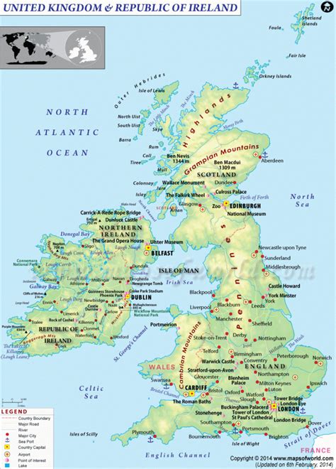 Printable Map Of England And Scotland - Free Printable Maps