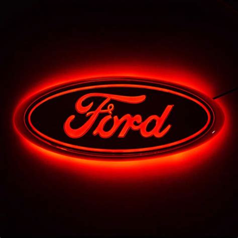 LED Emblem for Ford, Front Car Grill Badge — RAYMAX LUMINOUS GEAR