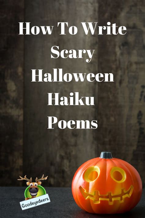 Halloween Writing Idea - Writing Scary Haiku Poems | Teaching Resources | Halloween writing ...